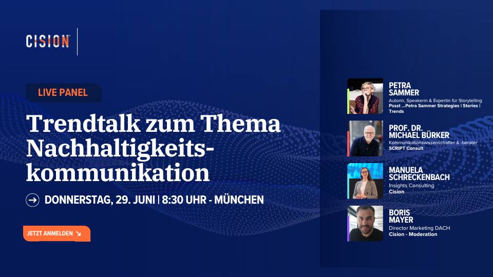 Trendtalk zum Thema Nachhaltigkeitskommunikation